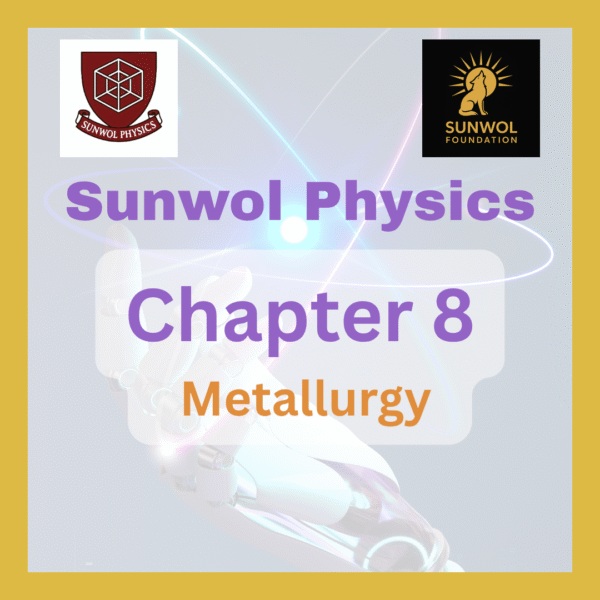 Chapter 8 Metallurgy Class 10 Notes, Solutions Maharashtra Board SSC