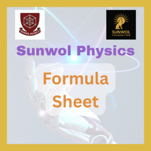 Class 10 Science and Technology Part 1 Formula Sheet Maharashtra Board SSC